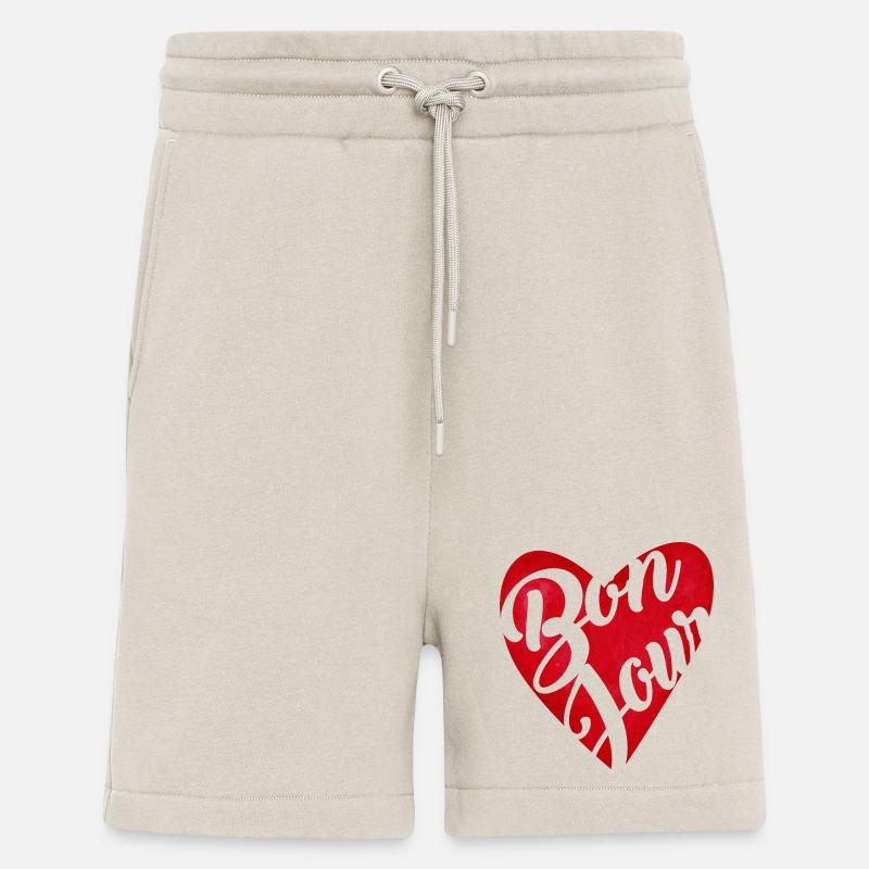 Hallo Rotes Herz – Hallo-Geschenk - Shorts - made by SPREAD - WARM CLAY