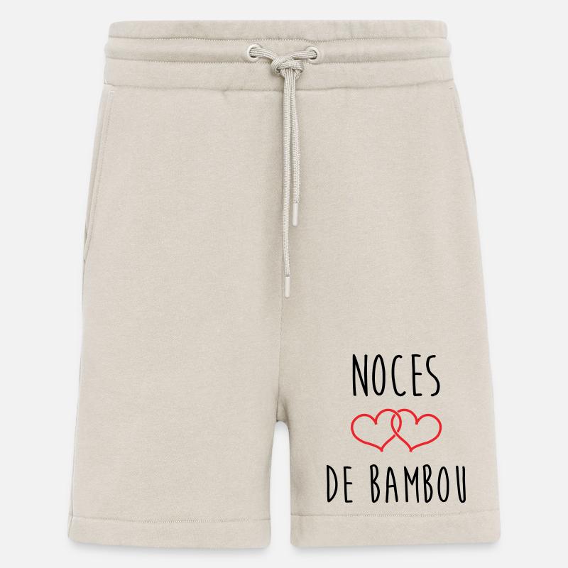 Bambushochzeit 79 Jahre Ehe - Shorts - made by SPREAD - WARM CLAY
