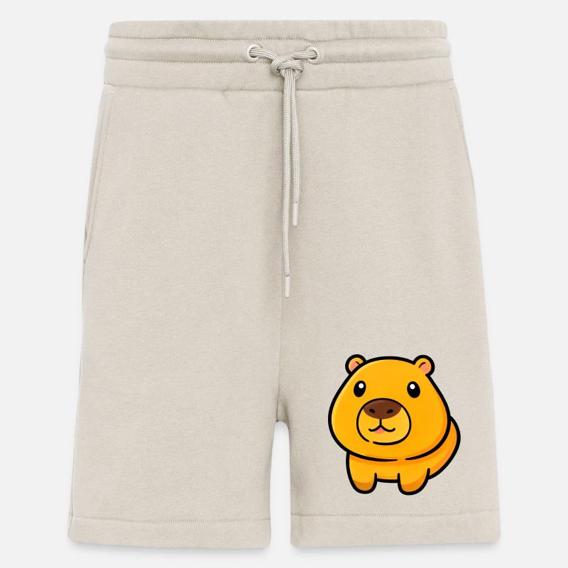Maskottchen-Illustration des pummeligen Bären - Shorts - made by SPREAD - WARM CLAY