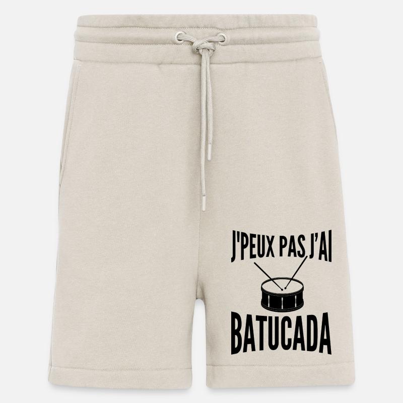 Batucada | Percussion | Samba - Short bio décontracté fabriqué en UE - WARM CLAY