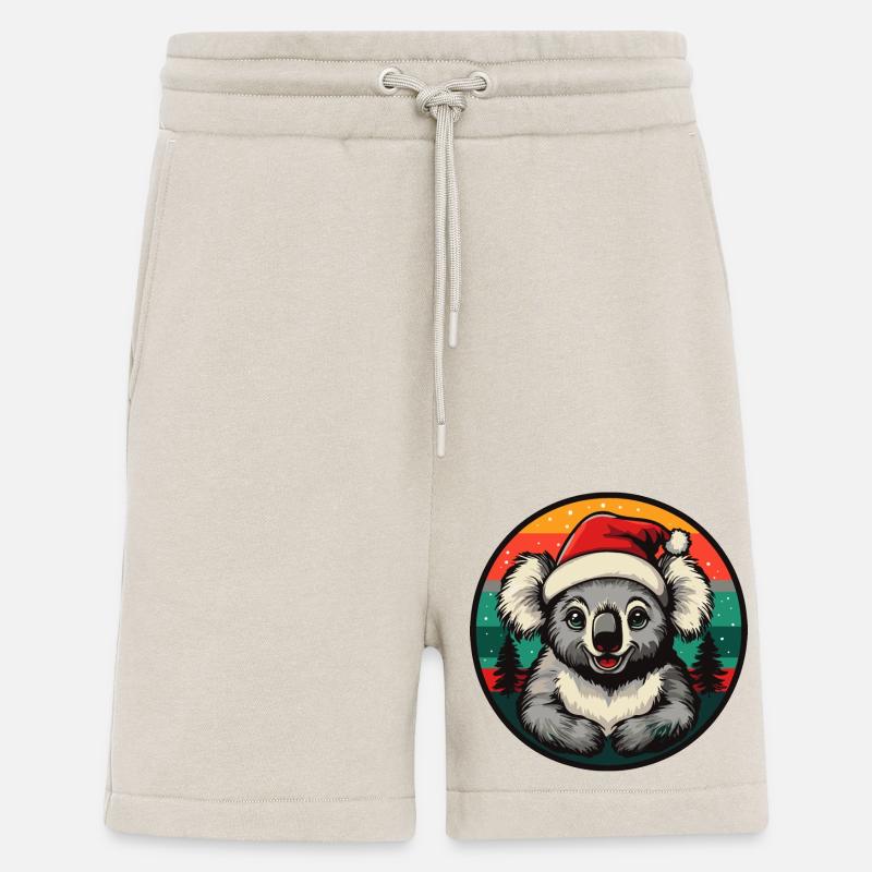 Noël Koala Noël - Short bio décontracté fabriqué en UE - WARM CLAY