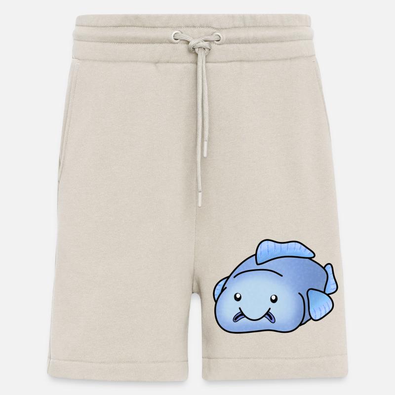 Blauer Blobfisch - Shorts - made by SPREAD - WARM CLAY