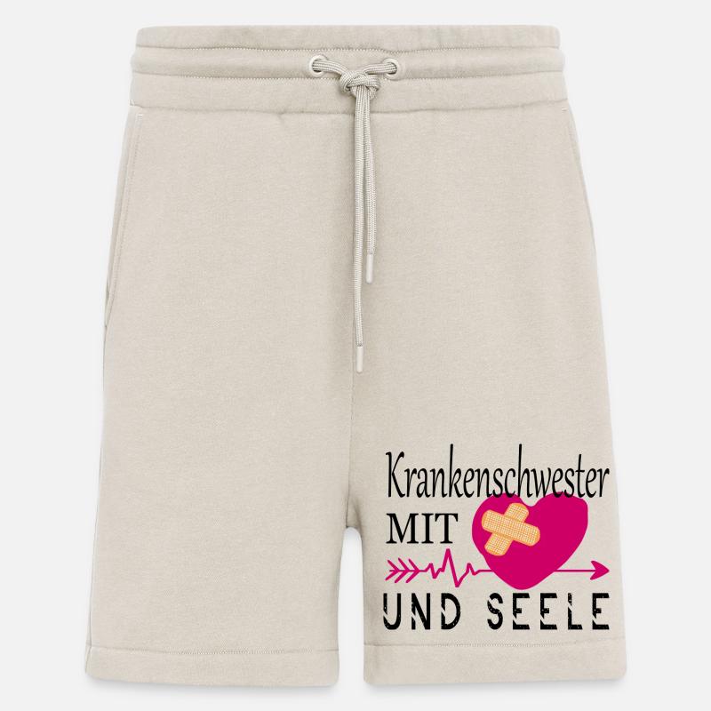 Krankenschwester mit Herz - Shorts - made by SPREAD - WARM CLAY