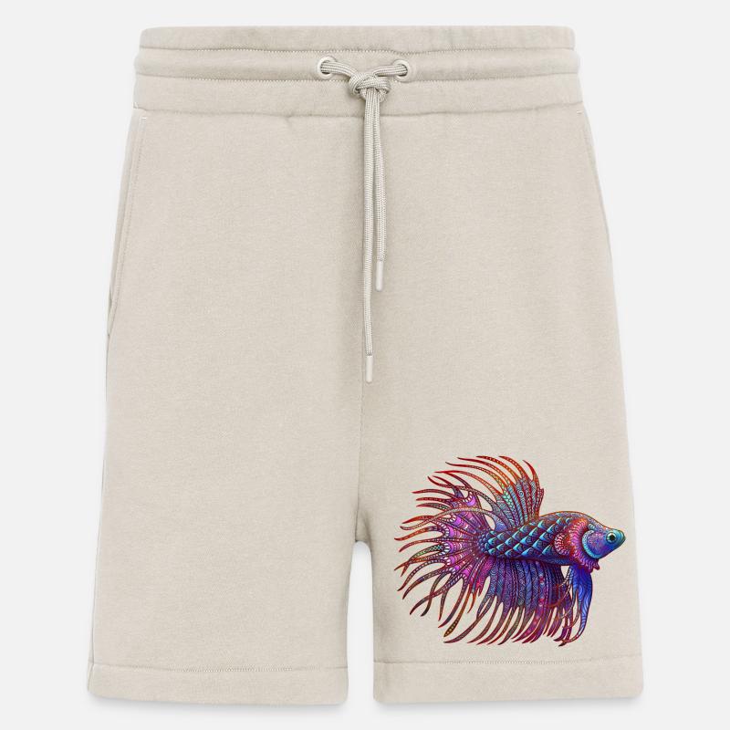 Betta Zentangle Farbe - Shorts - made by SPREAD - WARM CLAY