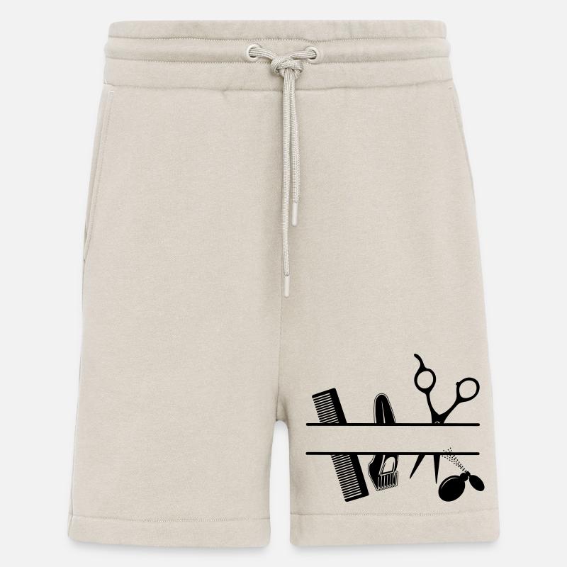 Textbanner für Friseurattribute - Shorts - made by SPREAD - WARM CLAY
