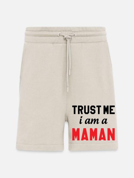 Trust me I am Maman - Shorts - made by SPREAD - WARM CLAY