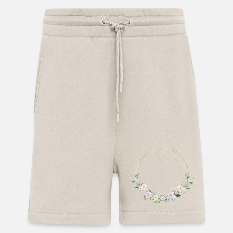 Spring Wreath - Personalizable - Shorts - made by SPREAD - WARM CLAY