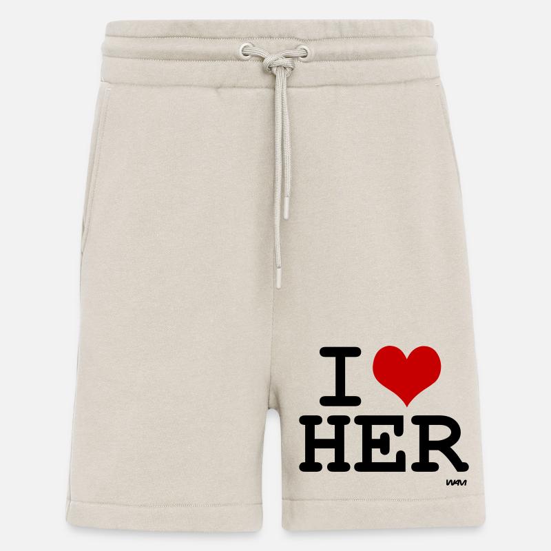 Je l'aime par wam - Short bio décontracté fabriqué en UE - WARM CLAY