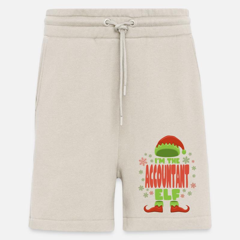 Comptable Elfe de Noël - Short bio décontracté fabriqué en UE - WARM CLAY