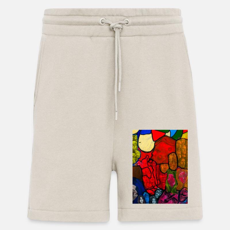 Kunstvolles Design - Shorts - made by SPREAD - WARM CLAY