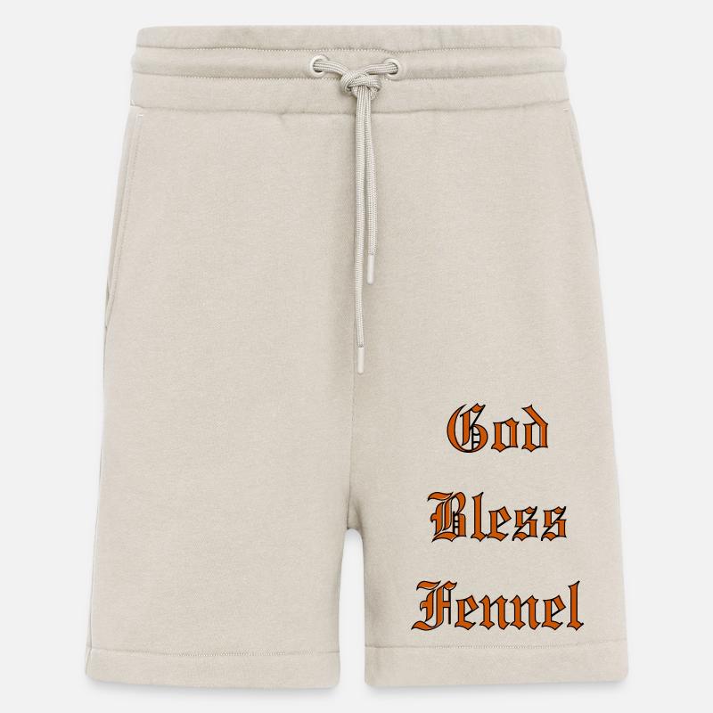 Que Dieu bénisse le fenouil - Short bio décontracté fabriqué en UE - WARM CLAY