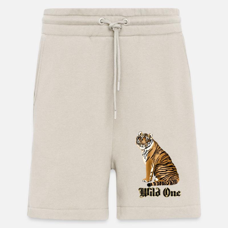 Wild One mit Tiger - Shorts - made by SPREAD - WARM CLAY