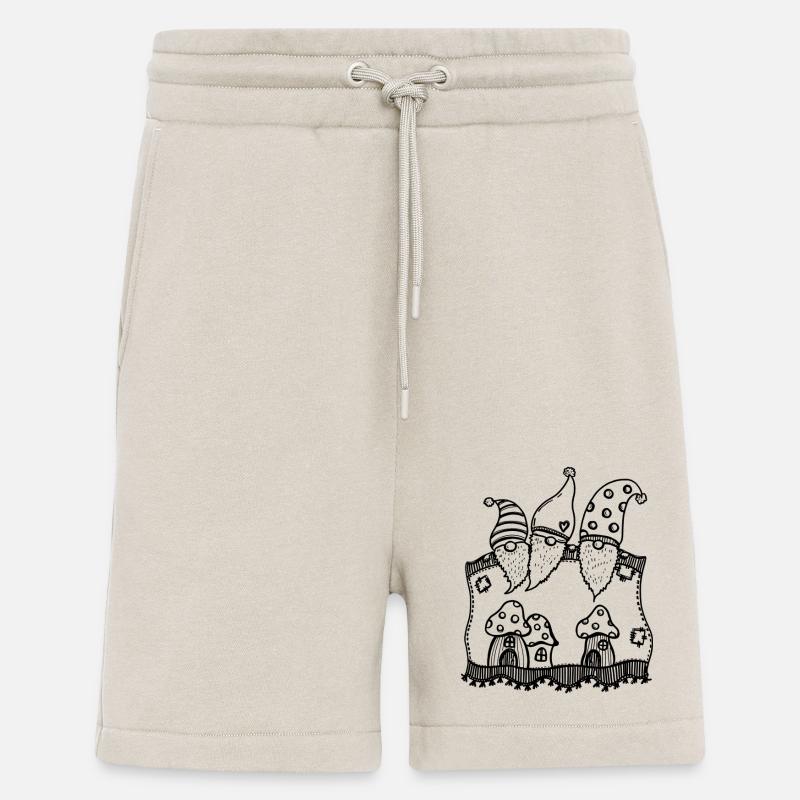 Bonne nuit petits amis nains - Short bio décontracté fabriqué en UE - WARM CLAY