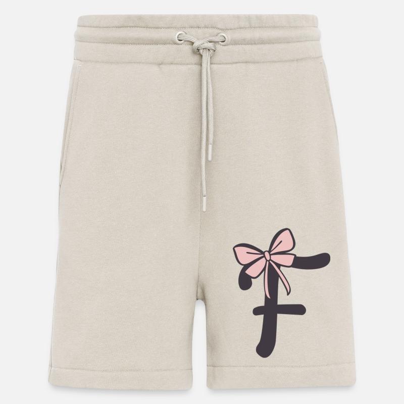 Anfangsbuchstabe F Schleifchen - Shorts - made by SPREAD - WARM CLAY