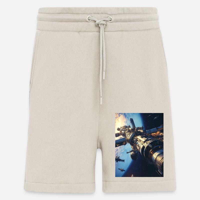 Perdu dans l’espace 1 3 - Short bio décontracté fabriqué en UE - WARM CLAY