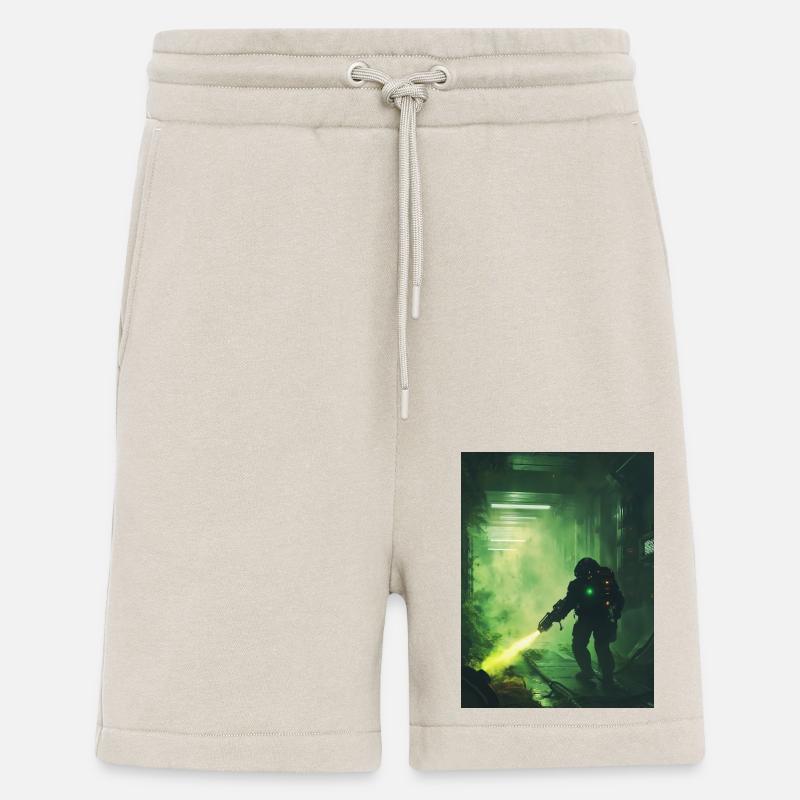 Sci Fi Krieger2 - Shorts - made by SPREAD - WARM CLAY