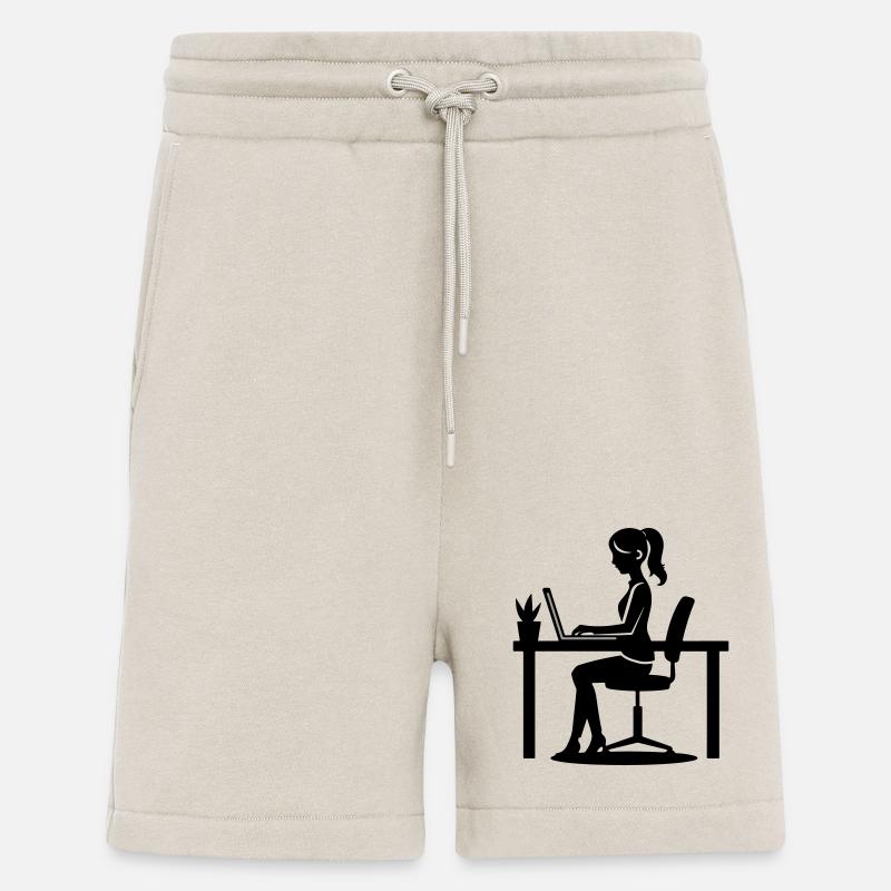 Frau Computer Job - Shorts - made by SPREAD - WARM CLAY