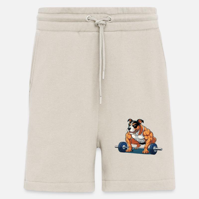 Amstaf Gym stemmt Gewichte Strongman - Shorts - made by SPREAD - WARM CLAY