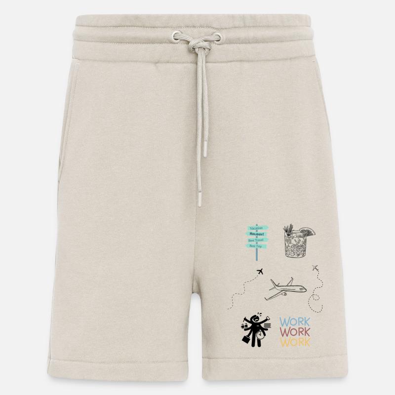 Work vs. Vacation - Shorts - made by SPREAD - WARM CLAY