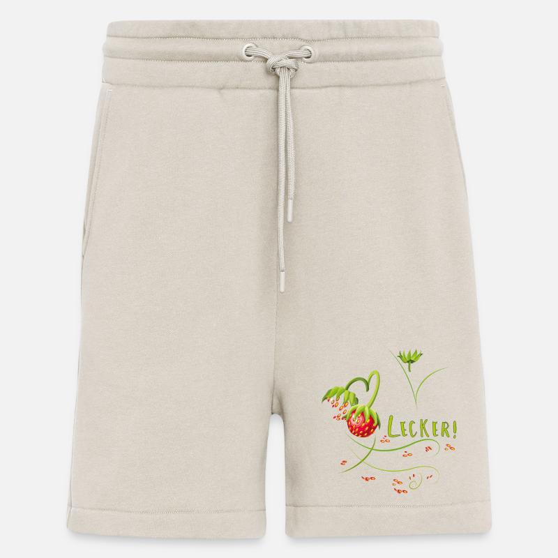 Erdbeerzeit, lecker, Erdbeere - Shorts - made by SPREAD - WARM CLAY
