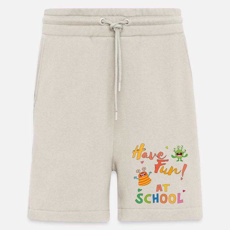 S’amuser à l’école - Short bio décontracté fabriqué en UE - WARM CLAY