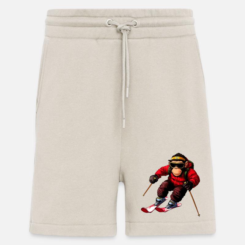 Ski de singe - Short bio décontracté fabriqué en UE - WARM CLAY
