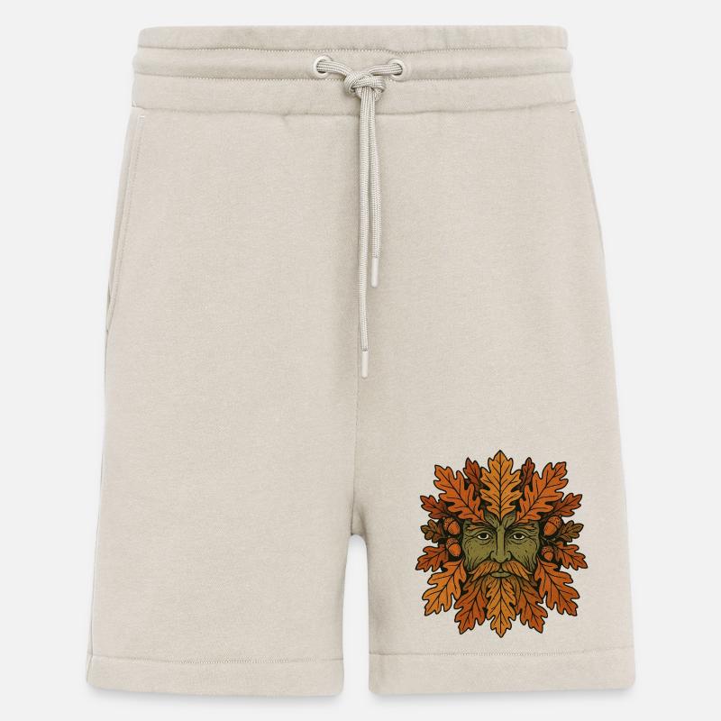 Geistgesicht der Herbst-Eiche - Shorts - made by SPREAD - WARM CLAY
