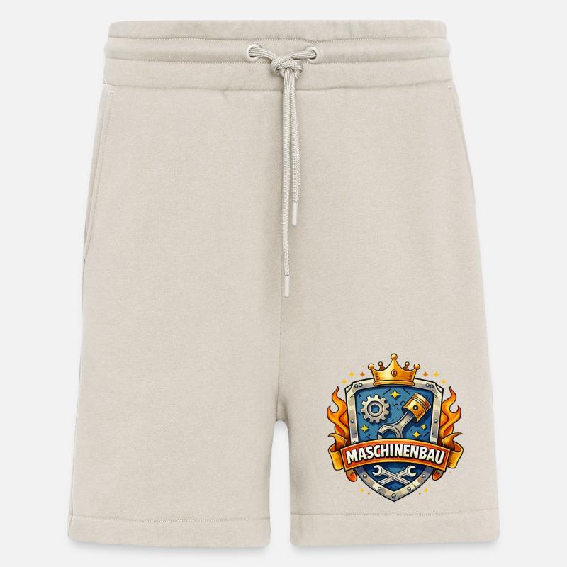 Mechanical Engineering King's Crown Shield - Shorts - made by SPREAD - WARM CLAY