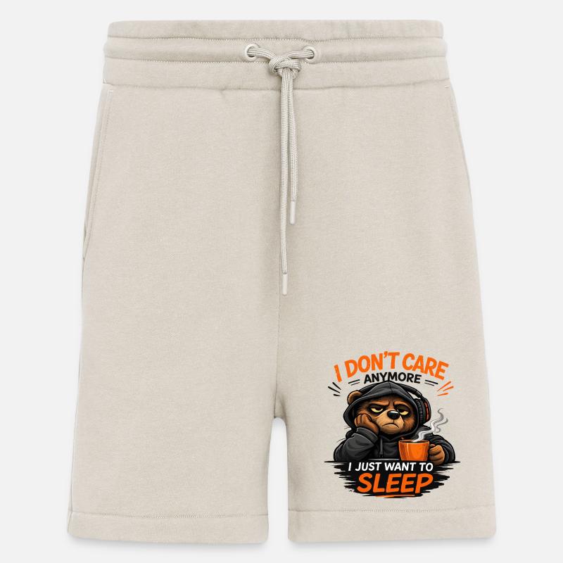 Grumpy Bear Schlaf-Tee Design - Shorts - made by SPREAD - WARM CLAY