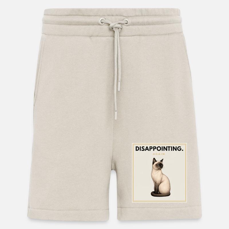 DISAPPOINTING Sarcastic Cat Design - Shorts - made by SPREAD - WARM CLAY