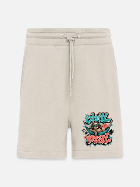 Chill Times Cool Sloth Graffiti Design - Shorts - made by SPREAD - WARM CLAY