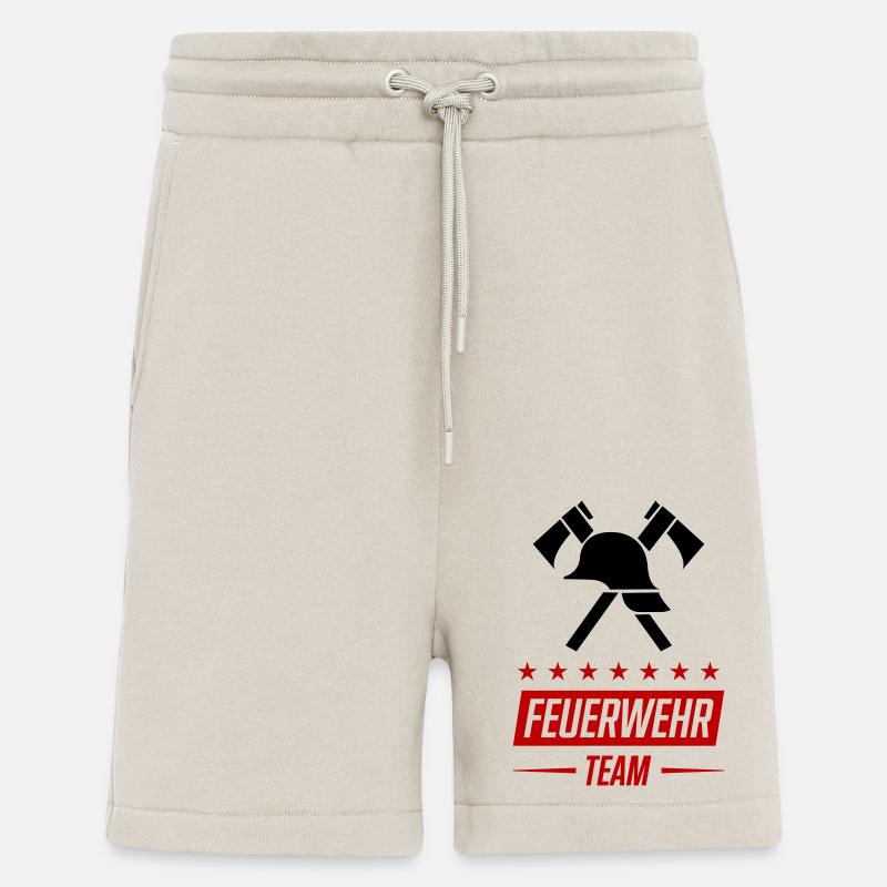feuerwehr team - Shorts - made by SPREAD - WARM CLAY