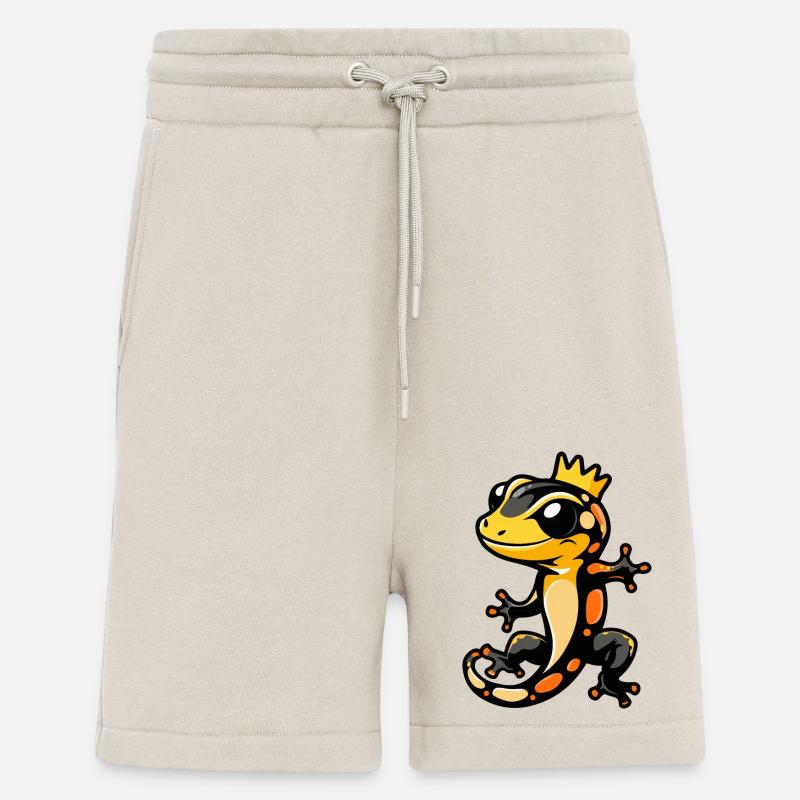 Lizard Comic Crown - Shorts - made by SPREAD - WARM CLAY