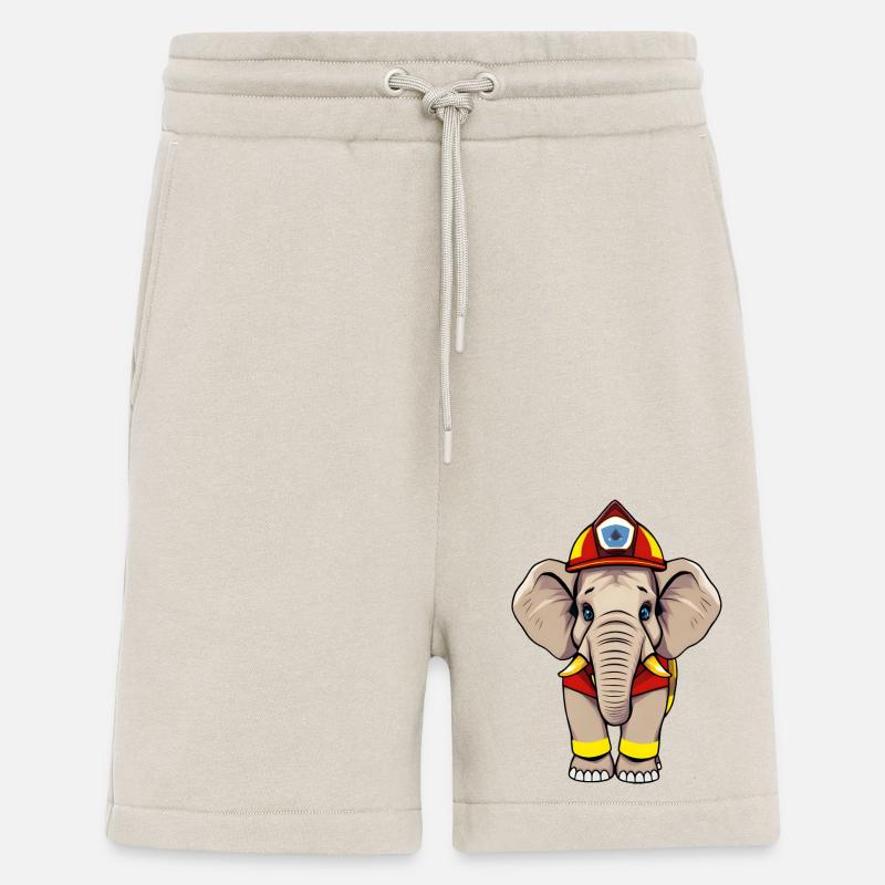 Held Elefant Feuerwehrmann - Shorts - made by SPREAD - WARM CLAY