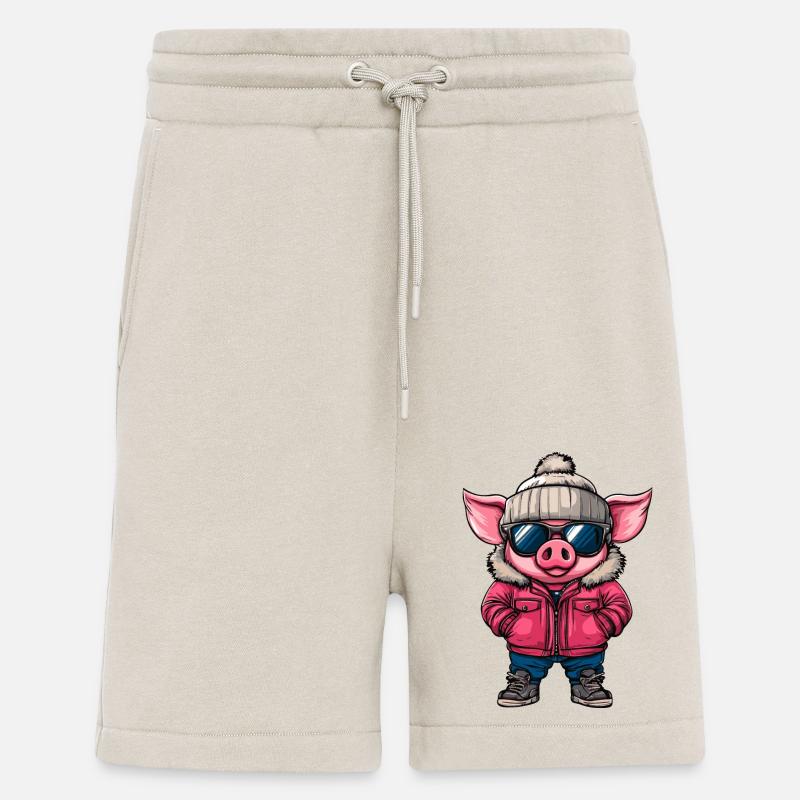 Pig Winter - Shorts - made by SPREAD - WARM CLAY