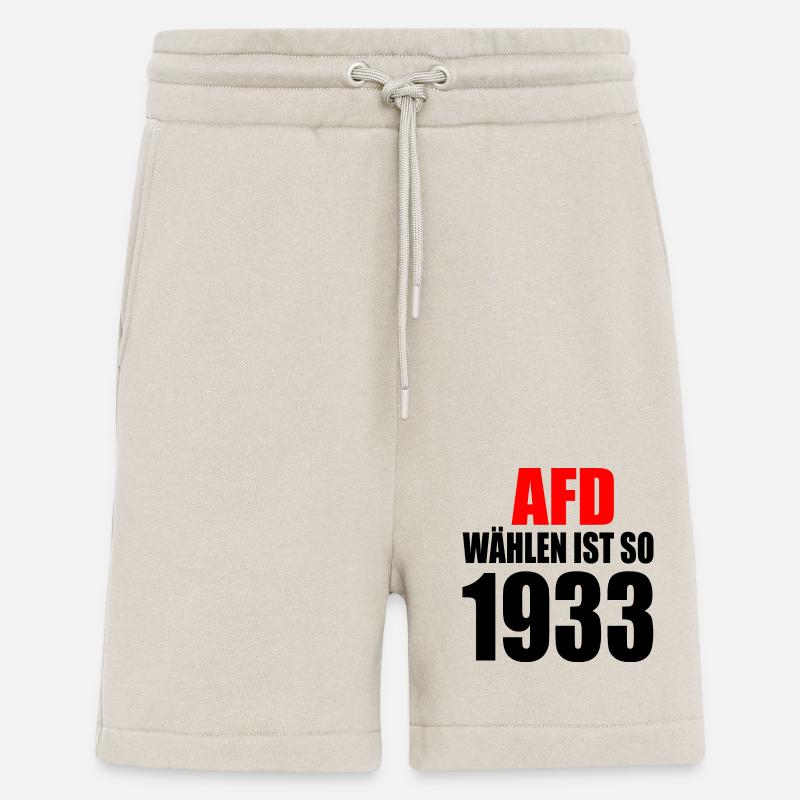 afd wählen ist so 1933 - Shorts - made by SPREAD - WARM CLAY