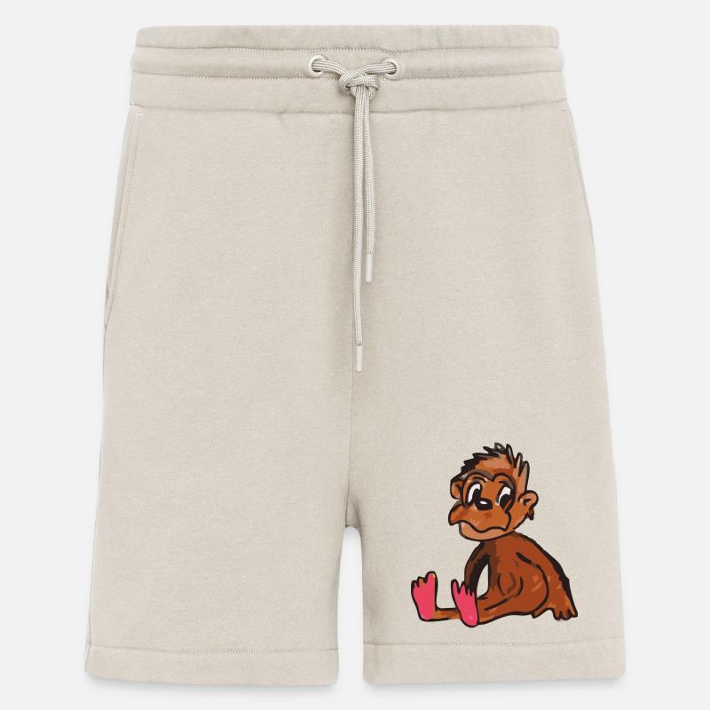 monkey monkey - Shorts - made by SPREAD - WARM CLAY