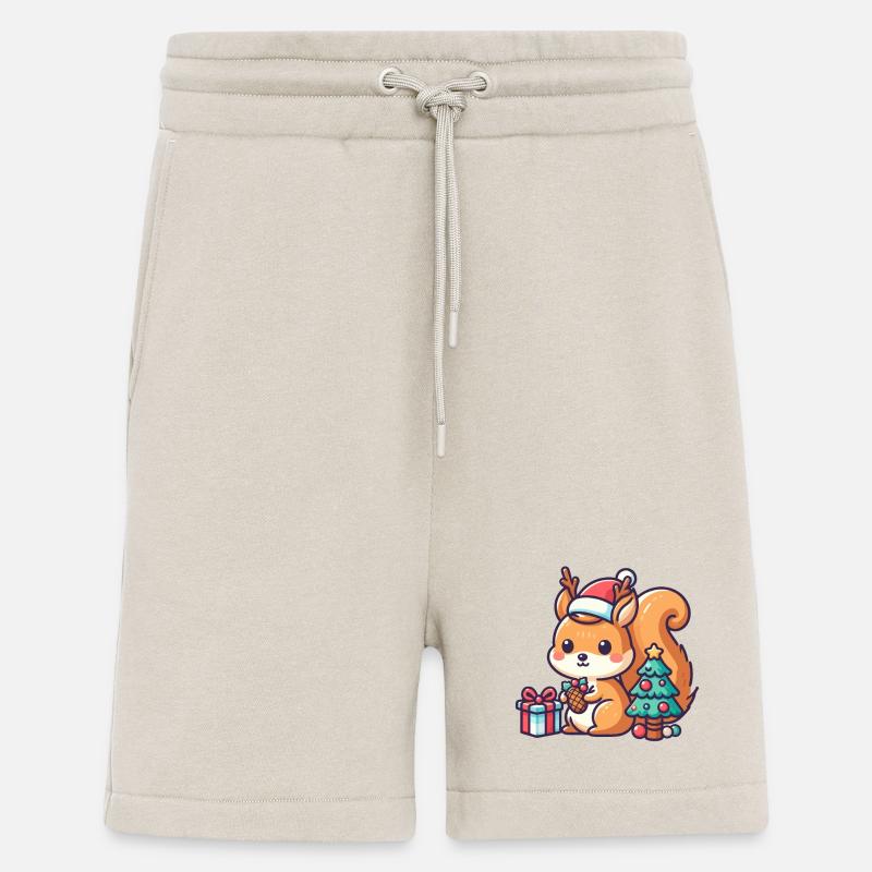 Little Christmas Squirrel - Shorts - made by SPREAD - WARM CLAY