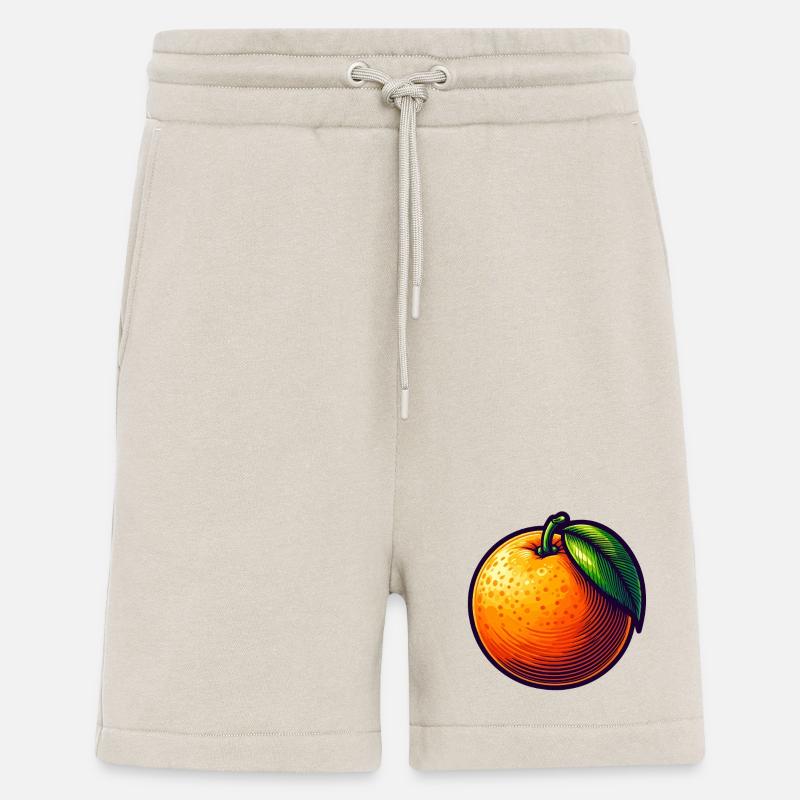 Moderne orangefarbene Illustration - Shorts - made by SPREAD - WARM CLAY