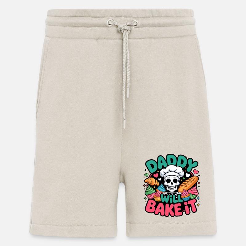 Daddy Will Bake It Skelettkoch - Shorts - made by SPREAD - WARM CLAY