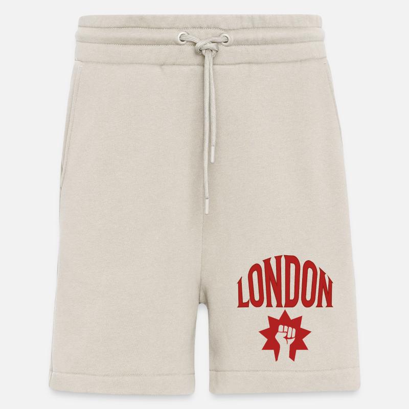 Londres - Short bio décontracté fabriqué en UE - WARM CLAY