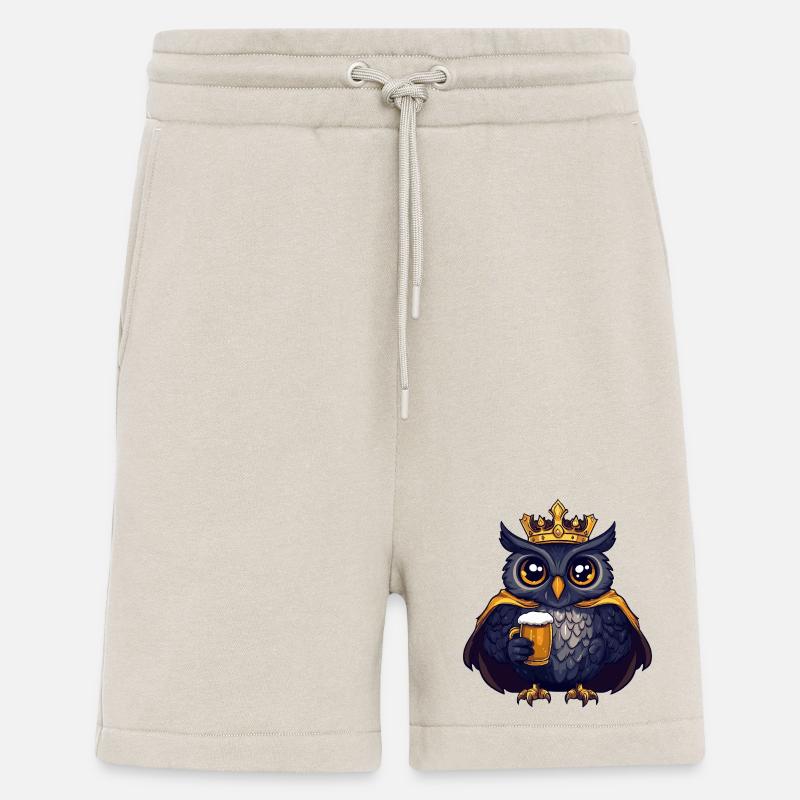 Eule Bier König - Shorts - made by SPREAD - WARM CLAY