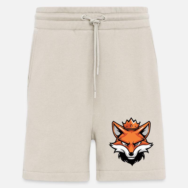 Fox Head Crown - Shorts - made by SPREAD - WARM CLAY