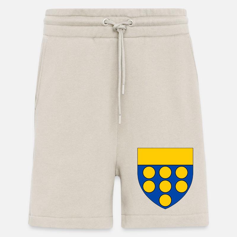 Blason de la Brie - Short bio décontracté fabriqué en UE - WARM CLAY