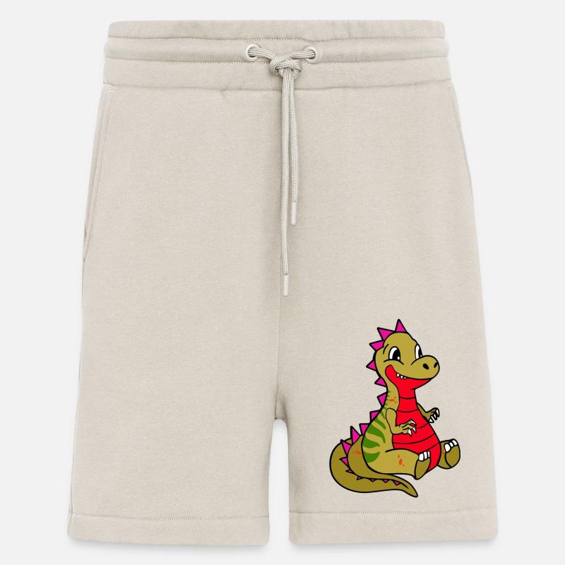 Dinosaurier Kinder Design - Shorts - made by SPREAD - WARM CLAY