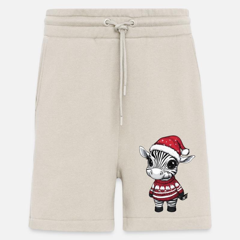 Zebra Weihnachten Comic - Shorts - made by SPREAD - WARM CLAY