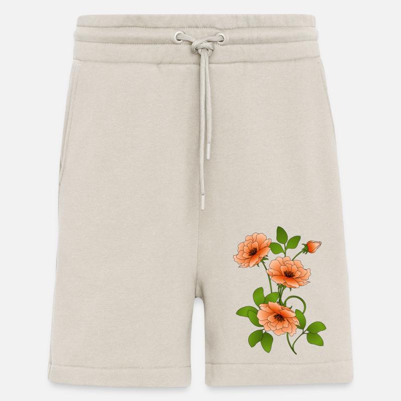 Fleur - Short bio décontracté fabriqué en UE - WARM CLAY