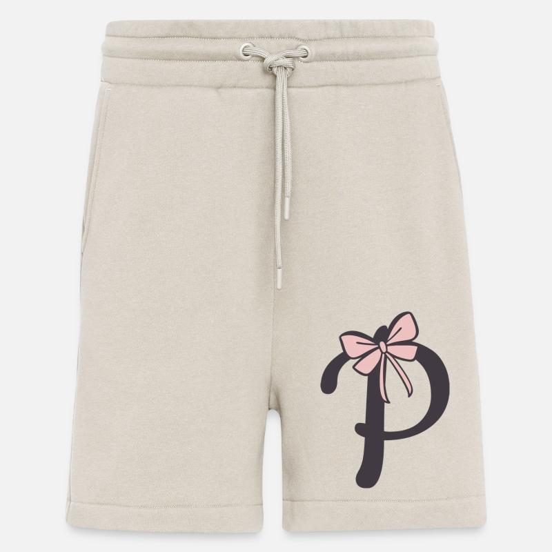 Anfangsbuchstabe P Schleifchen - Shorts - made by SPREAD - WARM CLAY