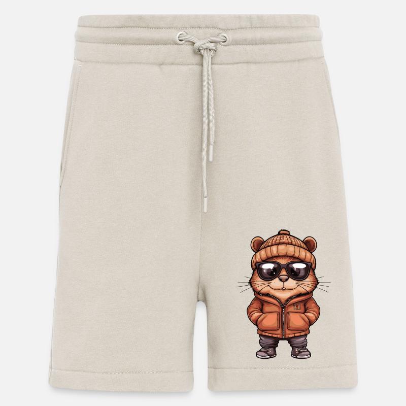 Biber Cool Comic - Shorts - made by SPREAD - WARM CLAY