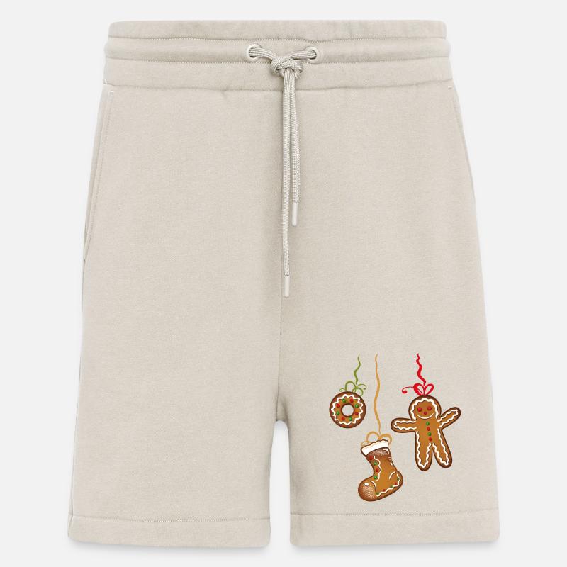 Weihnachtsplätzchen, Weihnachten, Lebkuchenmann. - Shorts - made by SPREAD - WARM CLAY